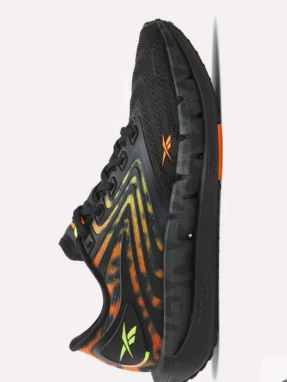 NEW Reebok Black, Orange & Yellow Athletic Sneakers